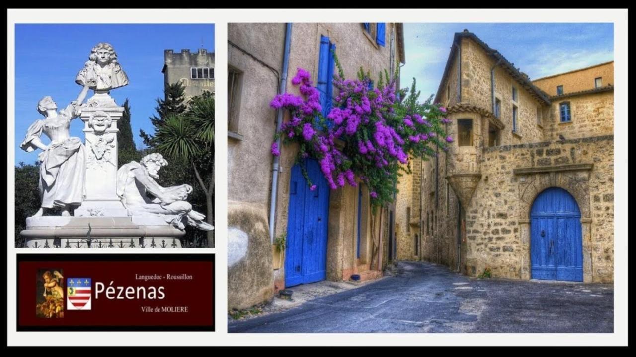 Charmant T2 Tout Confort Au Centre Du Village ! Florensac Exterior foto